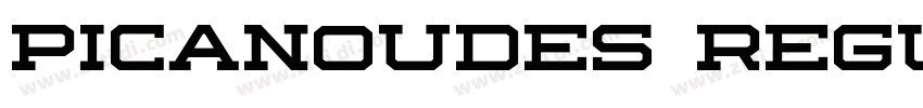 Picanoudes Regular字体转换 Picanoudes Regular字体转换
